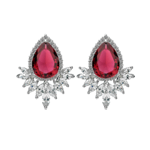 geometric copper earrings for women